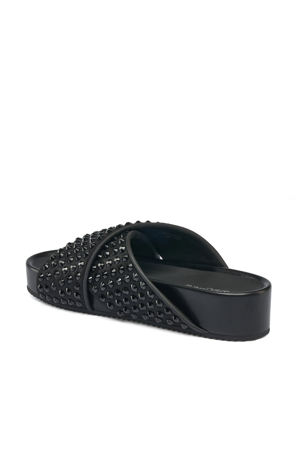 J Slides SELINA Sandal BLACK STONES