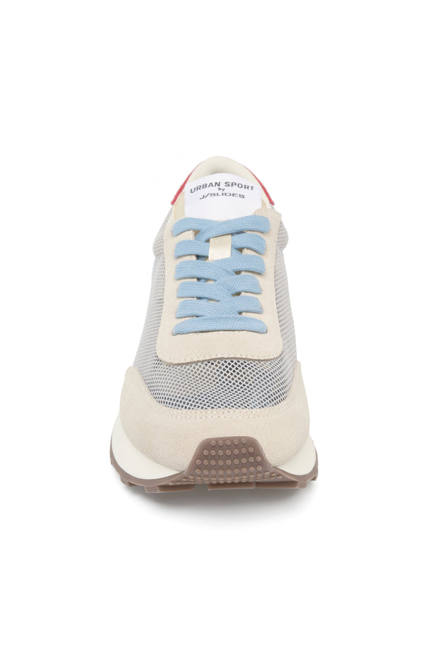 J Slides VALENCIA Sneaker Beige/Blue