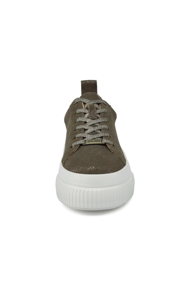 J Slides WEST Khaki Metallic