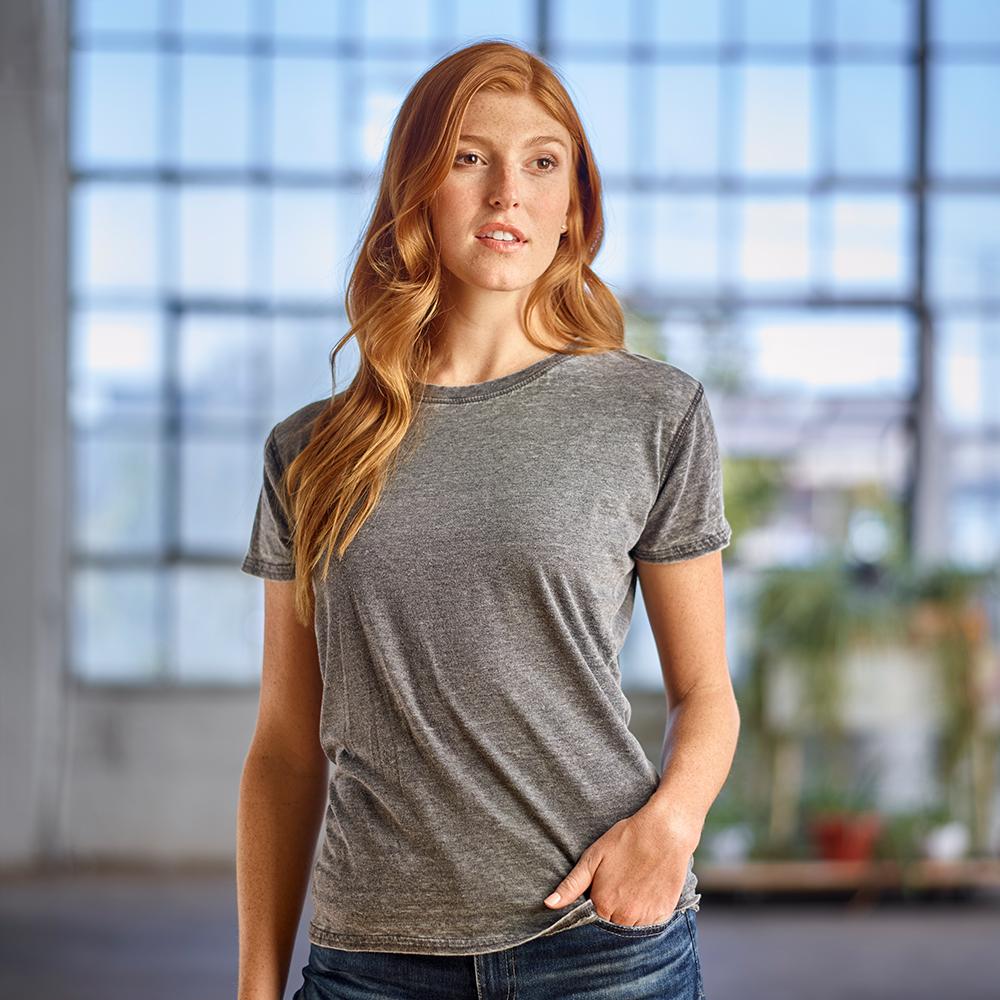 j. america 8116 LADIES ZEN JERSEY TEE