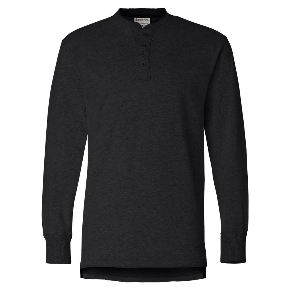 J. America 8244 VINTAGE BRUSHED JERSEY HENLEY
