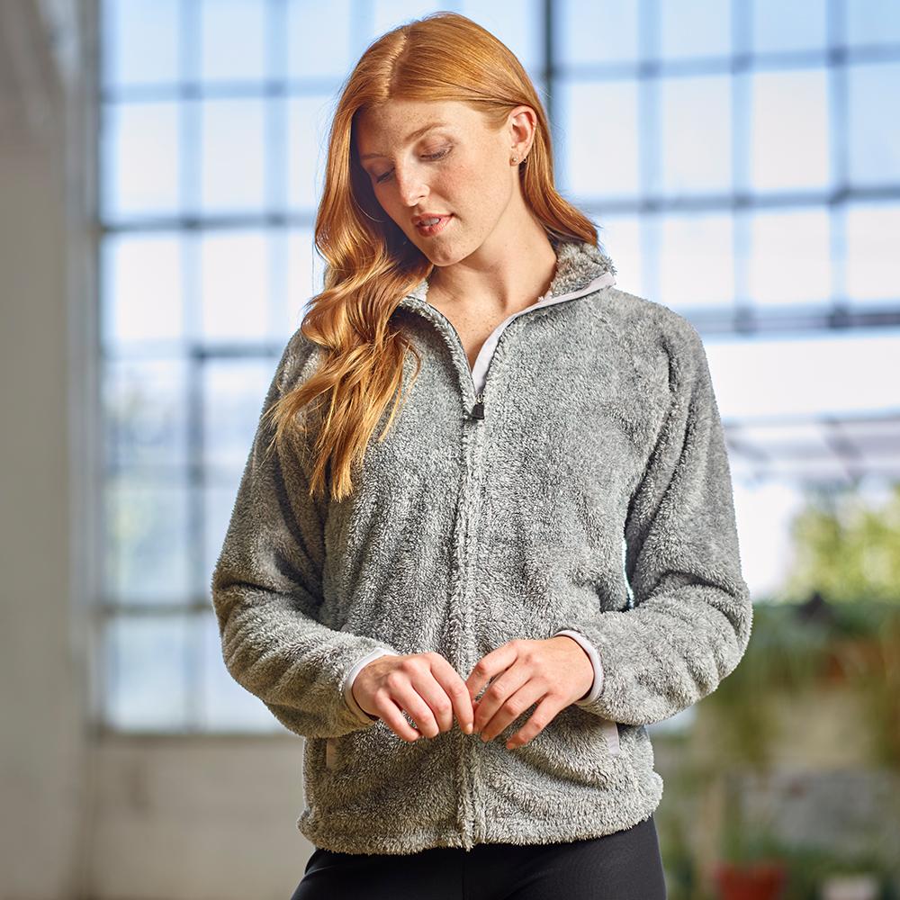 j. america 8463 LADIES BOUNDARY SHAG FULL ZIP