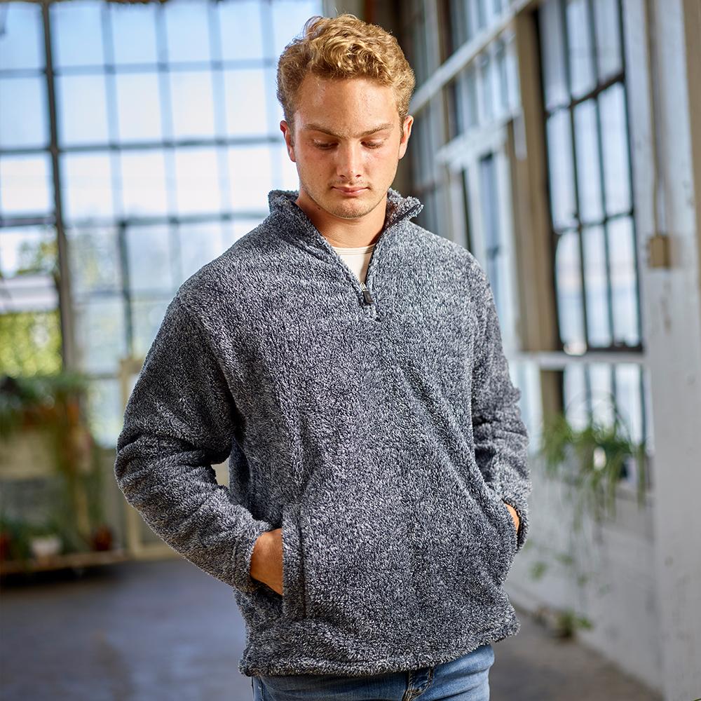 j. america 8464 BOUNDARY SHAG 1/4 ZIP