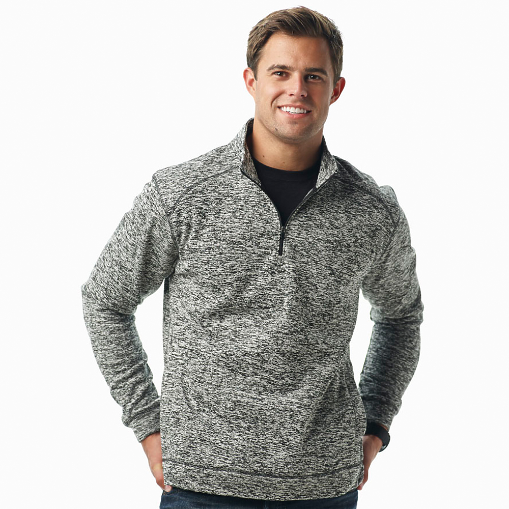 j. america 8614 COSMIC POLY FLEECE 1/4 ZIP