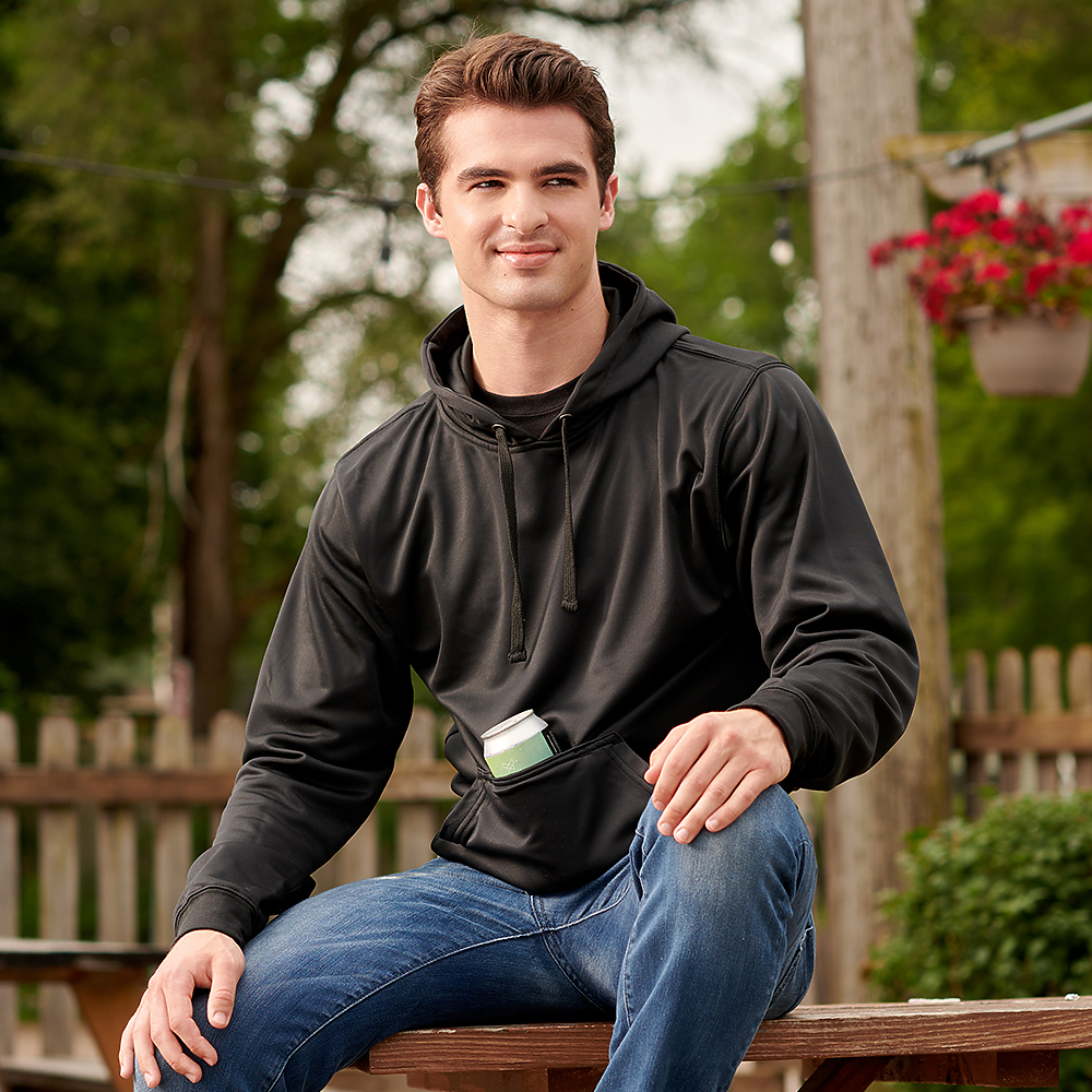 j. america 8615 TAILGATE POLY FLEECE HOOD