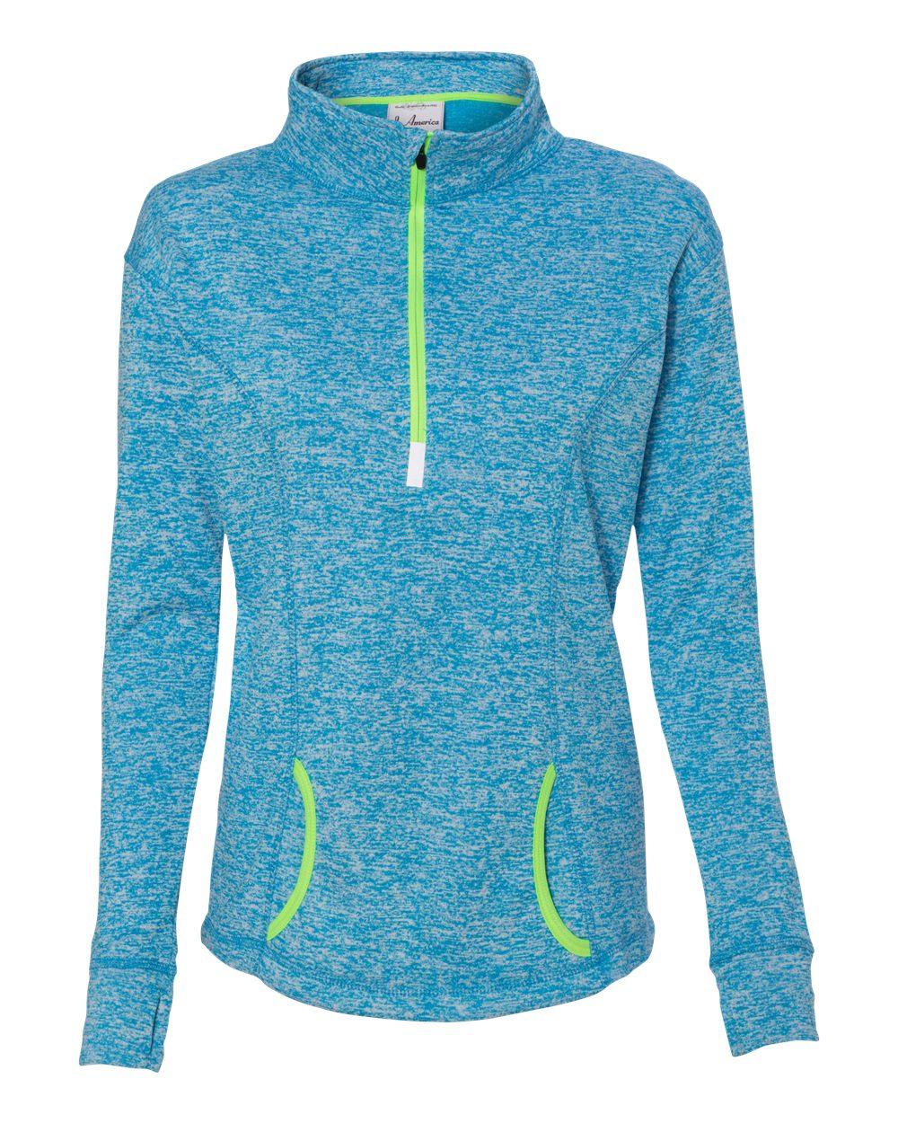 J. America 8617 LADIES COSMIC FLEECE 1/4 ZIP