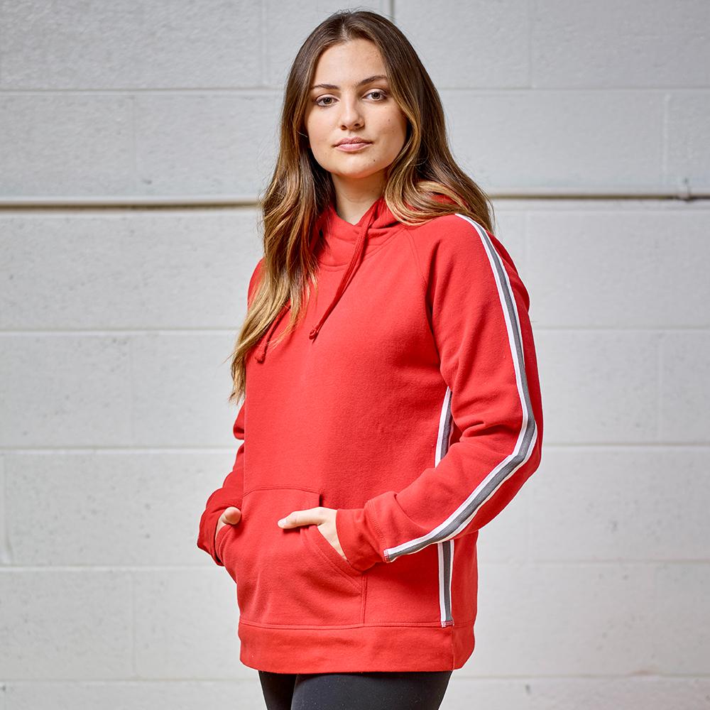 j. america 8642 LADIES RIVAL FLEECE HOOD