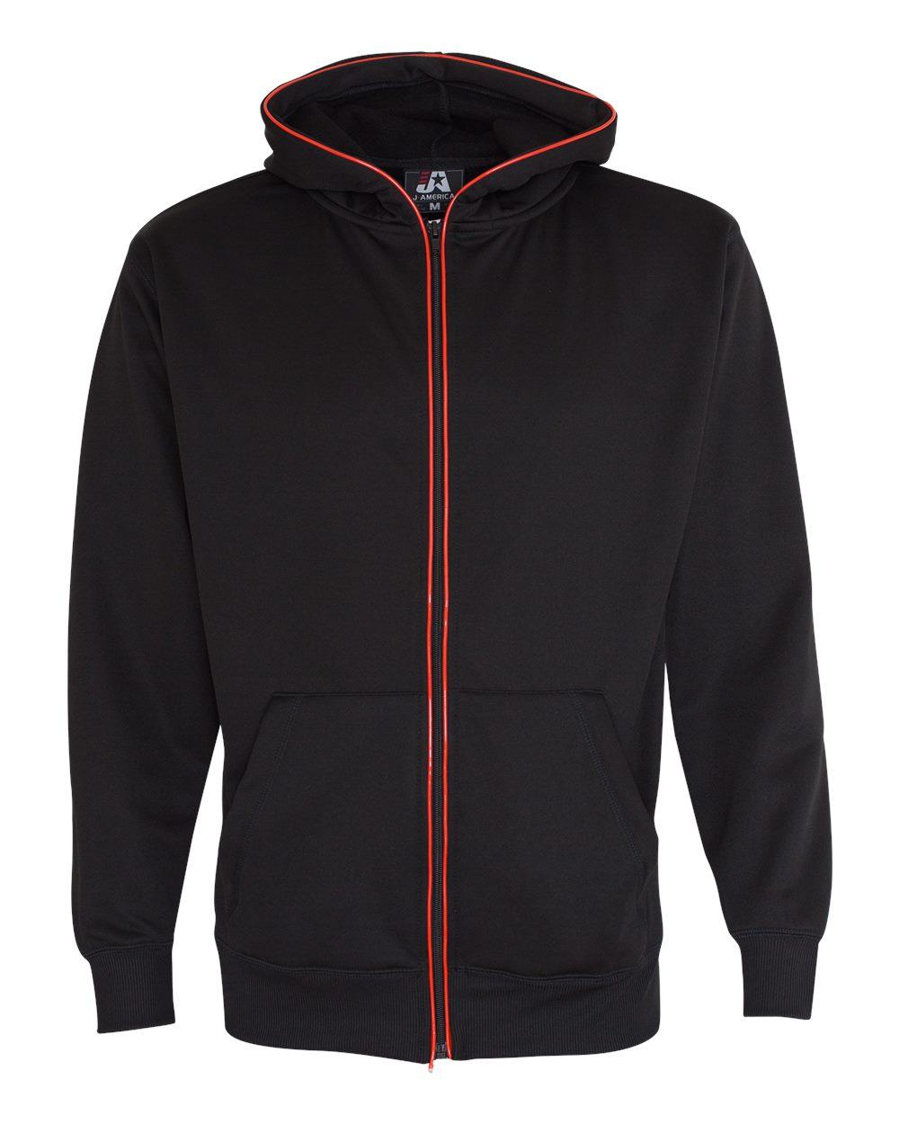 J. America 8668 GLOW FULL ZIP HOOD