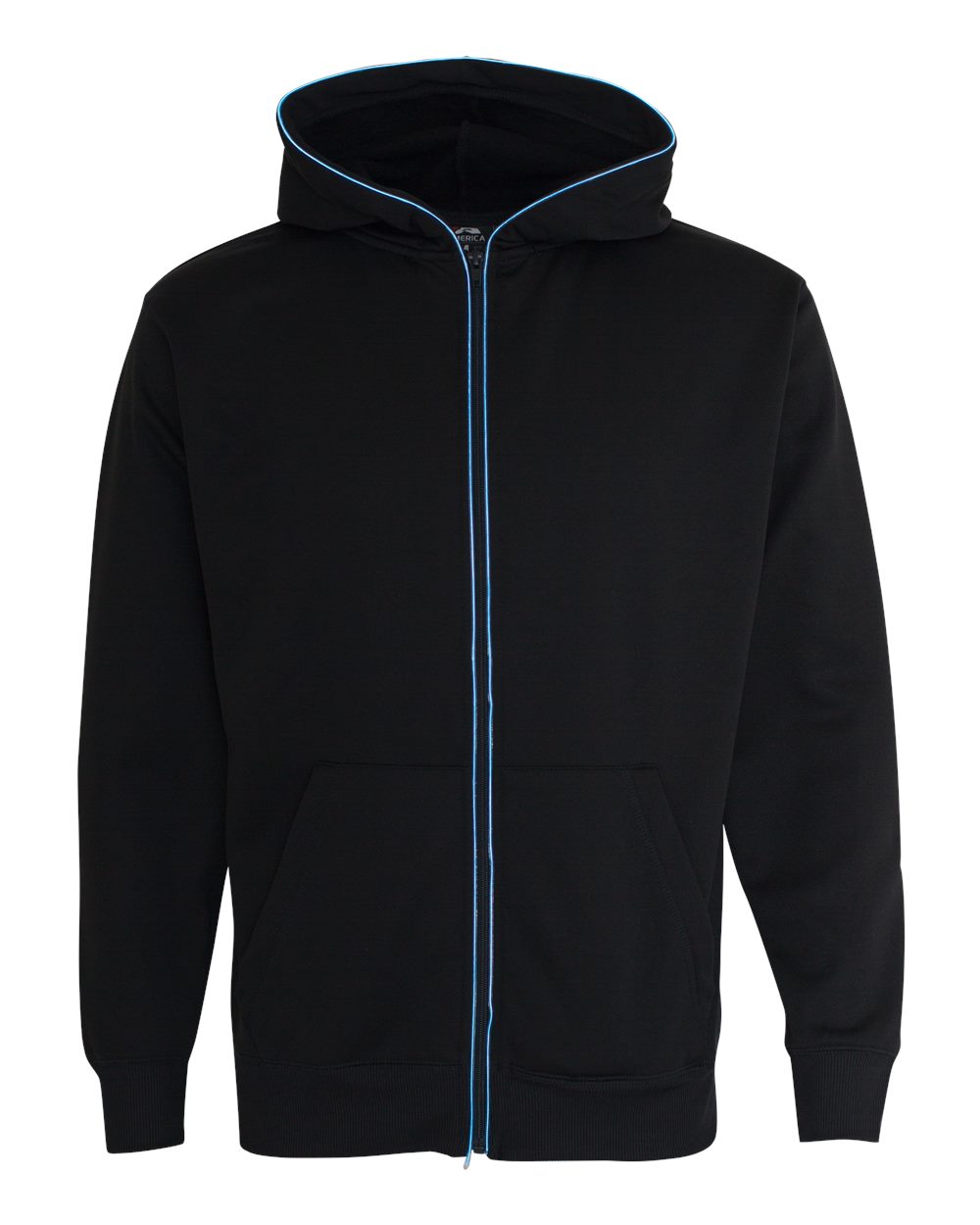 J. America 8668 GLOW FULL ZIP HOOD