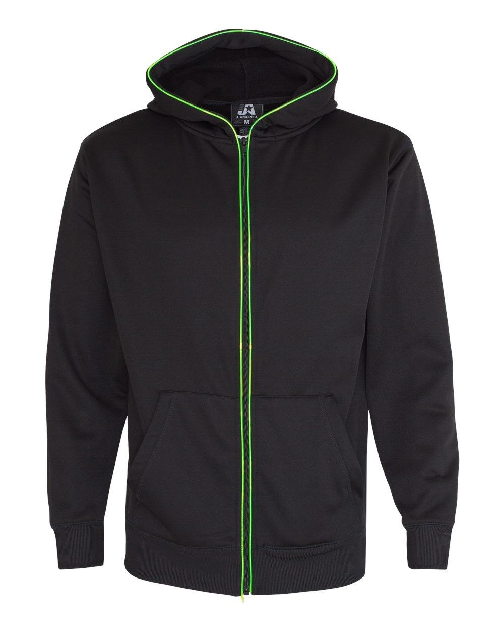 J. America 8668 GLOW FULL ZIP HOOD