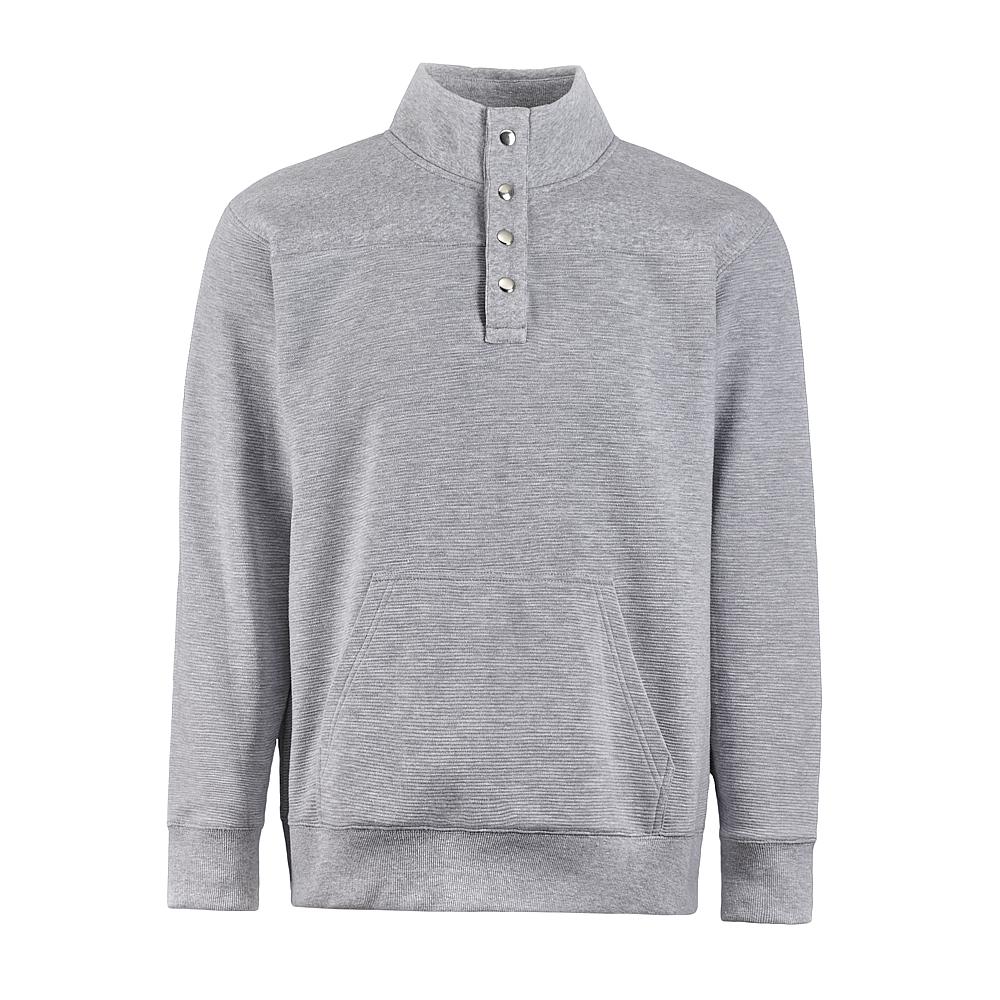 J. America 8708 RIPPLE FLEECE SNAP PULLOVER