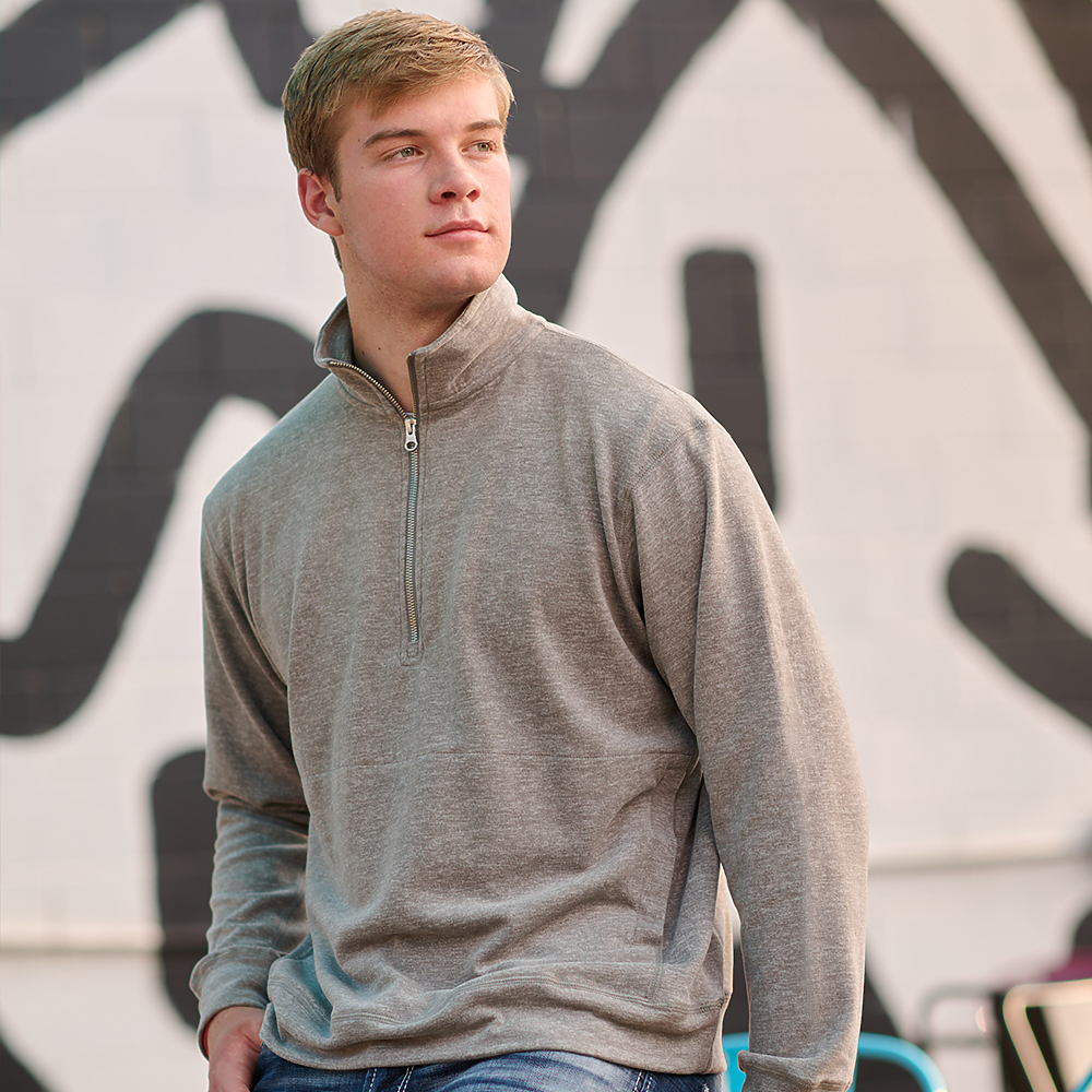 j. america 8741 ELECTRIC FLEECE 1/4 ZIP