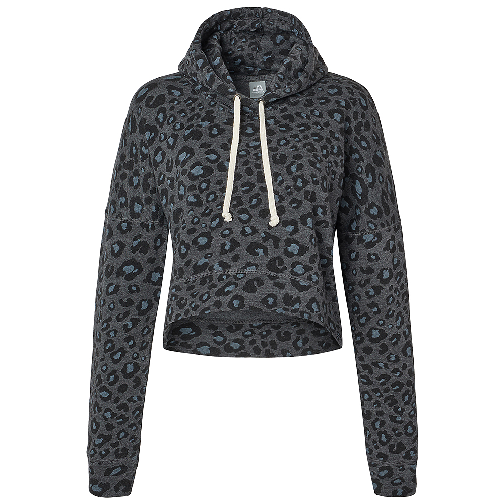 J. America 8853 LADIES TRIBLEND CROPPED HOOD
