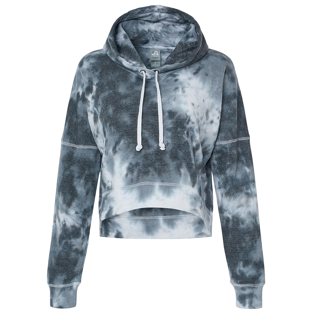 J. America 8853 LADIES TRIBLEND CROPPED HOOD