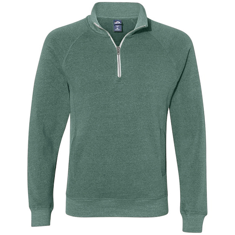 J. America 8869 TRIBLEND FLEECE 1/4 ZIP