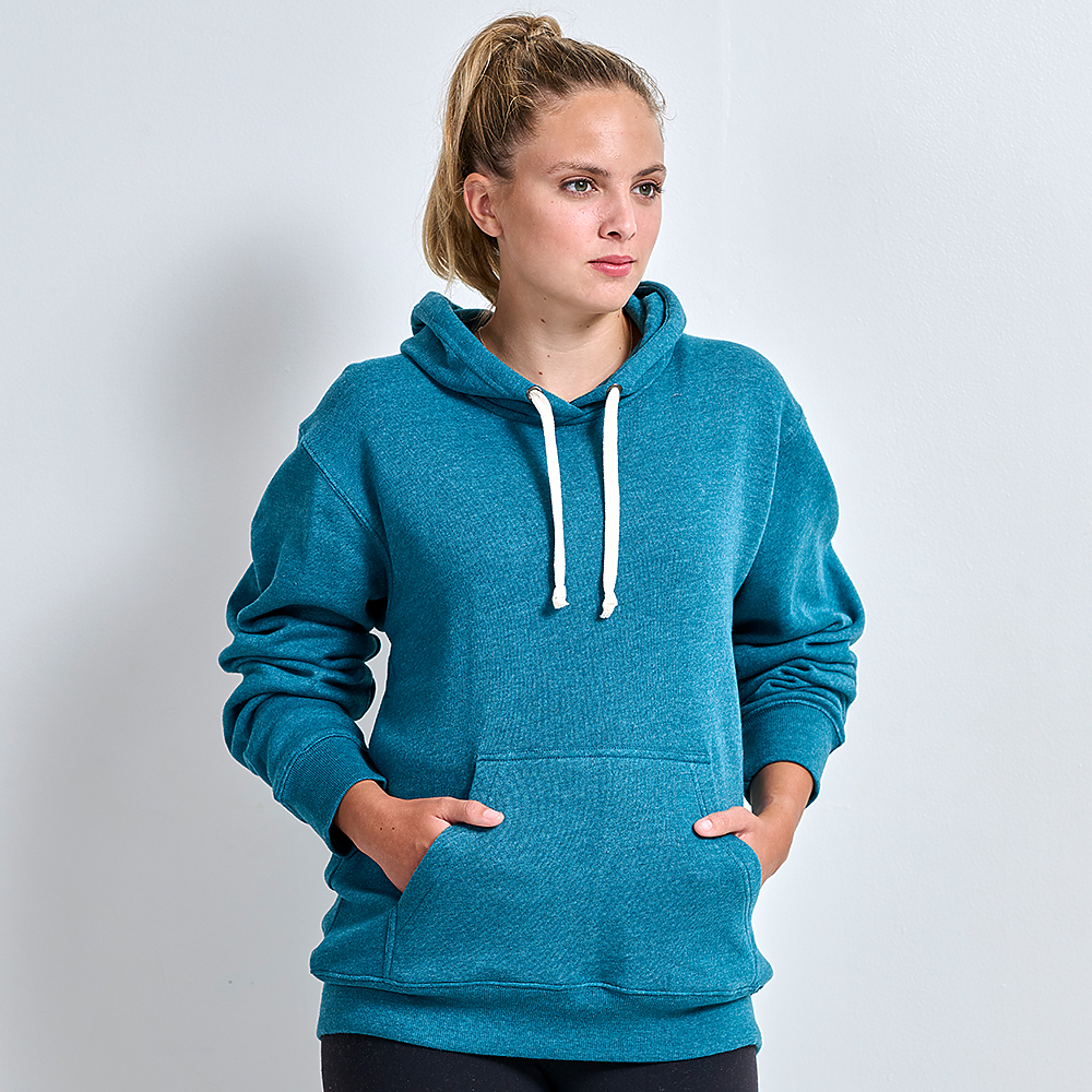 j. america 8871 TRI-BLEND PULLOVER FLEECE HOOD