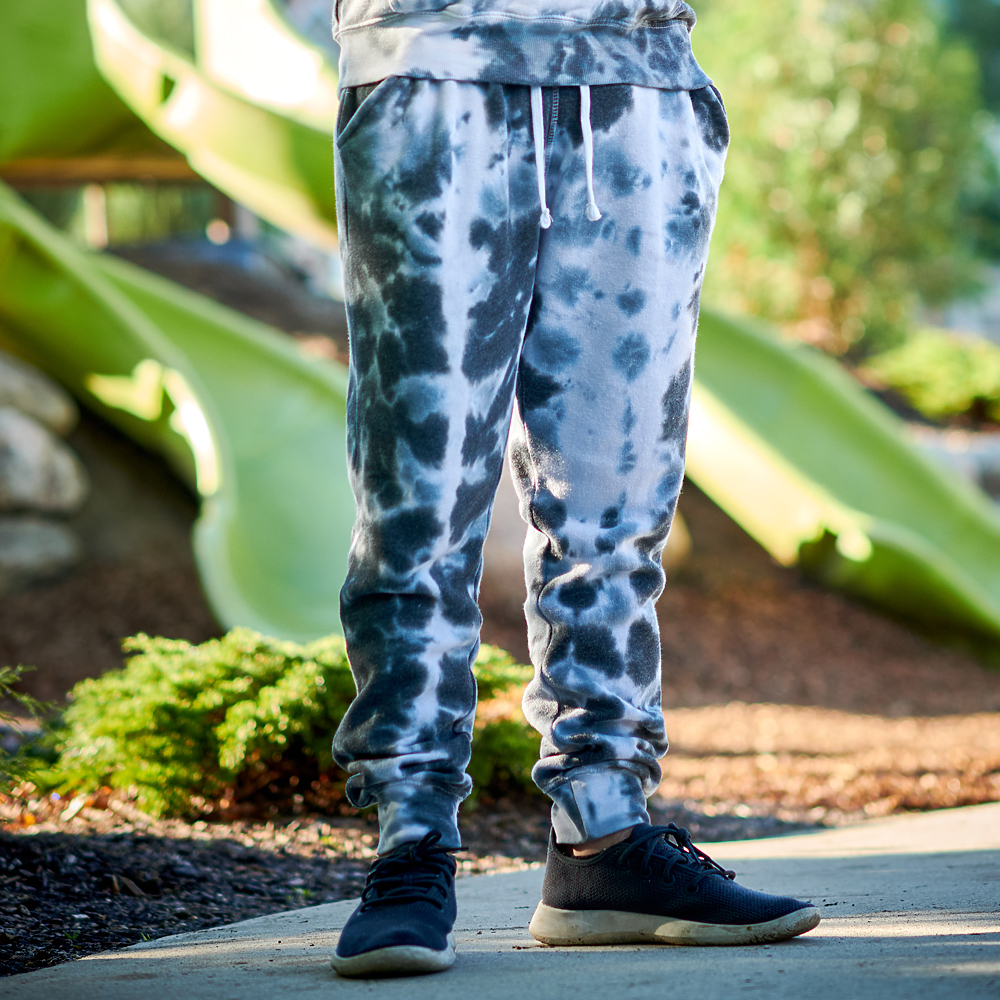 j. america 8884 TIE-DYE FLEECE JOGGER