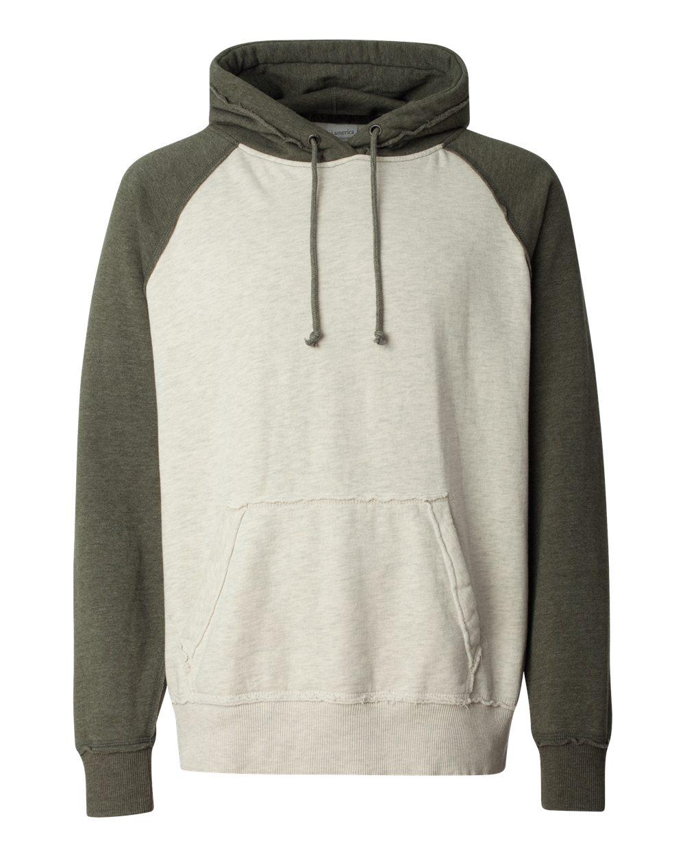 J. America 8885 VINTAGE HEATHERED HOOD