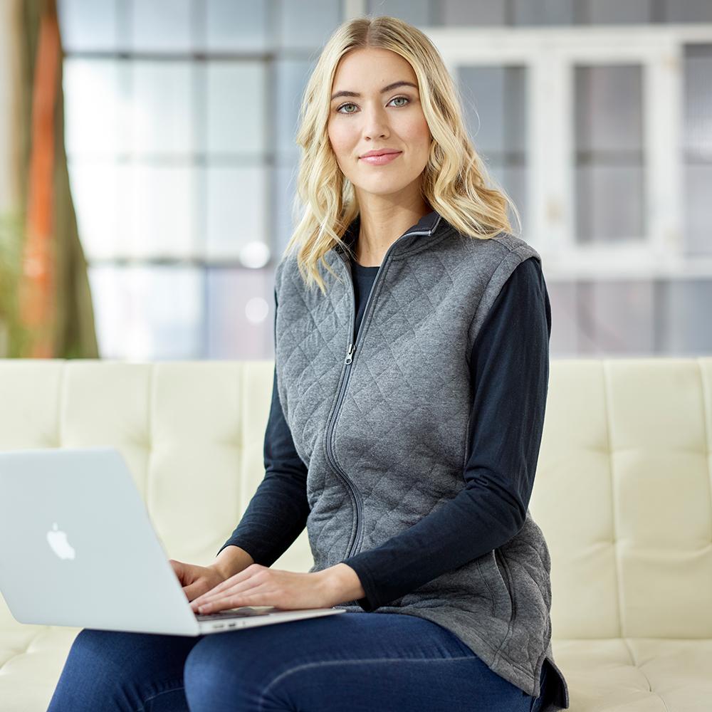 j. america 8892 LADIES QUILTED VEST