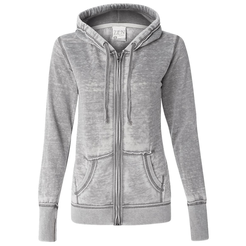J. America 8913 LADIES ZEN FULL ZIP HOOD