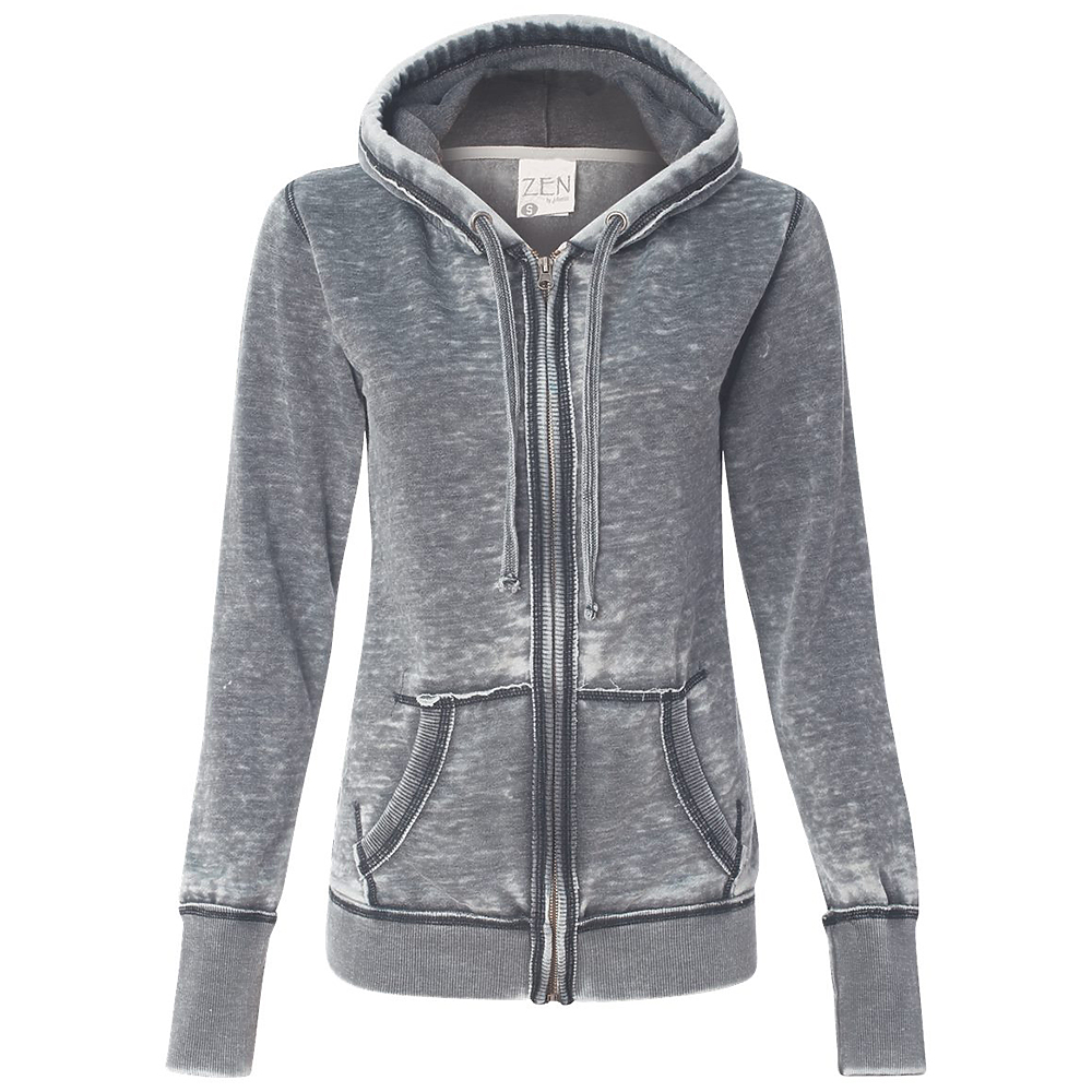 J. America 8913 LADIES ZEN FULL ZIP HOOD