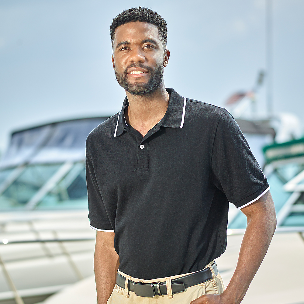 j. america n17165 MEN'S DECK POLO