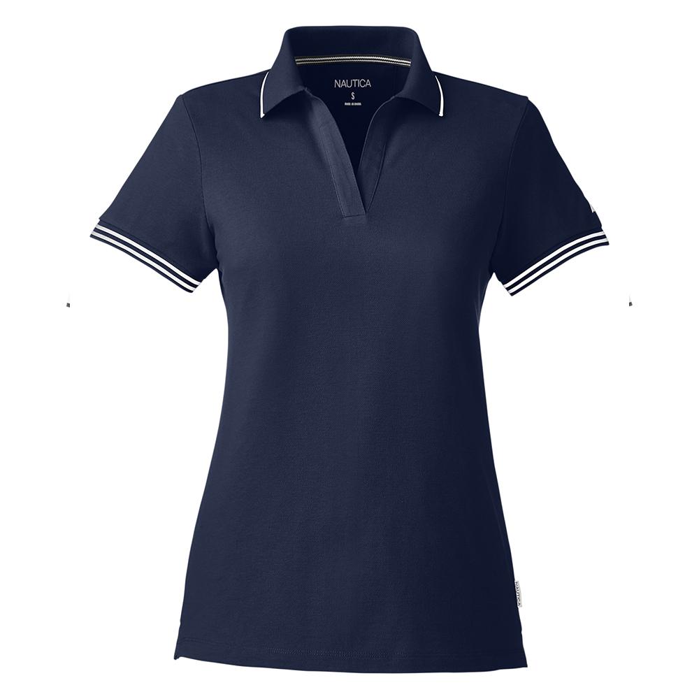 J. America N17168 LADIES' DECK POLO