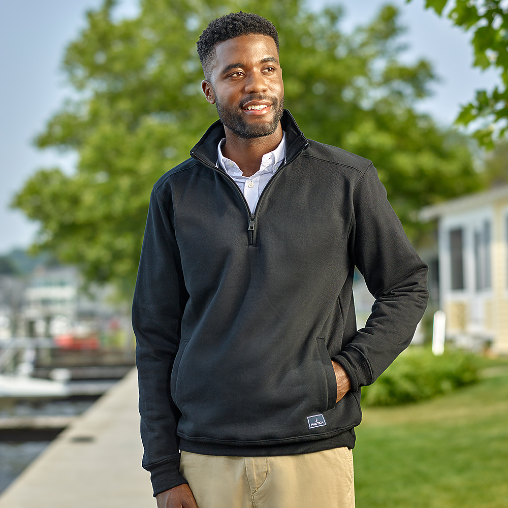 j. america n17176 MEN'S ANCHOR 1/4 ZIP