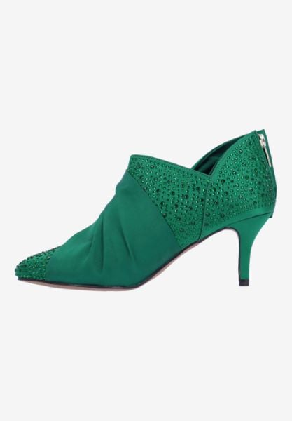 J. Reneé ELETTR SAEMG EMERALD GREEN SATIN/RHINESTONE
