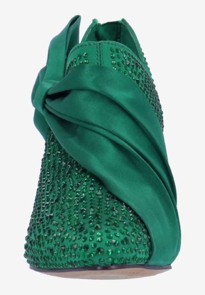 J. Reneé ELETTR SAEMG EMERALD GREEN SATIN/RHINESTONE