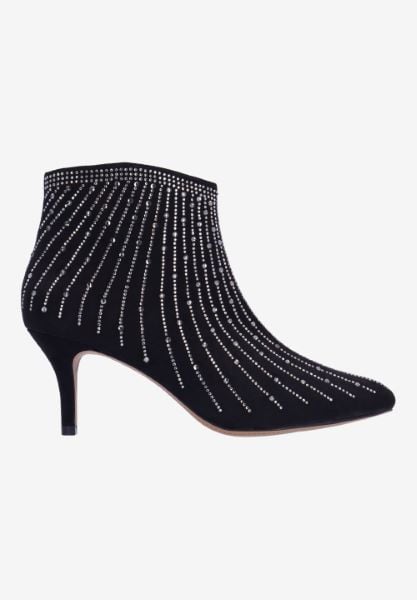 J. Reneé ALANNI SUBLK BLACK SUEDE/STONES