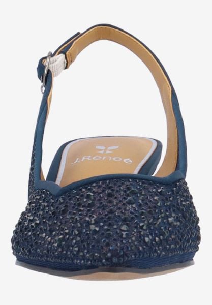 J. Reneé ALEKSA SANVY NAVY MESH/SATIN/STONES