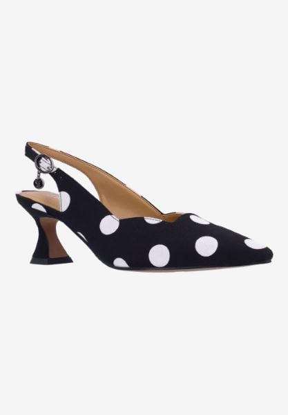 j. reneé ANARA FABLW BLACK/WHITE POLKA DOT