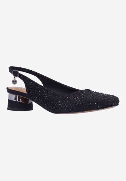 j. reneé BALINE SABLK BLACK SATIN/STONES