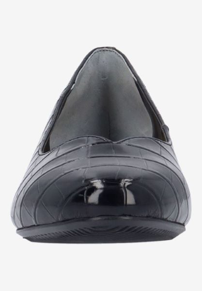 J. Reneé BAMBAL CRBLK BLACK CROCO EMBOSSED