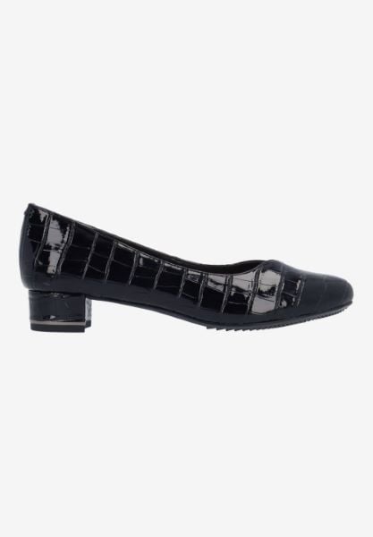J. Reneé BAMBAL CRBLK BLACK CROCO EMBOSSED