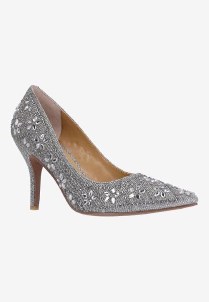 j. reneé BARLOW GFPEW PEWTER GLITTER/RHINESTONES