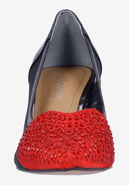 J. Reneé COOPID PABLR BLACK/RED PATENT/MESH