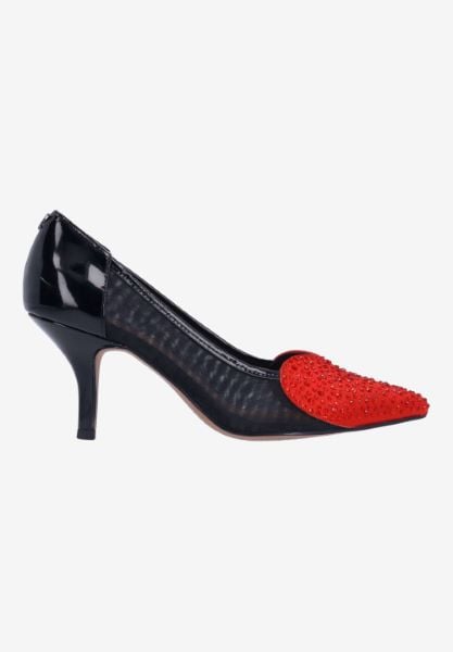 J. Reneé COOPID PABLR BLACK/RED PATENT/MESH