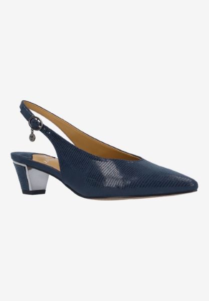 j. reneé DARRA RPNVY NAVY LIZARD PRINT