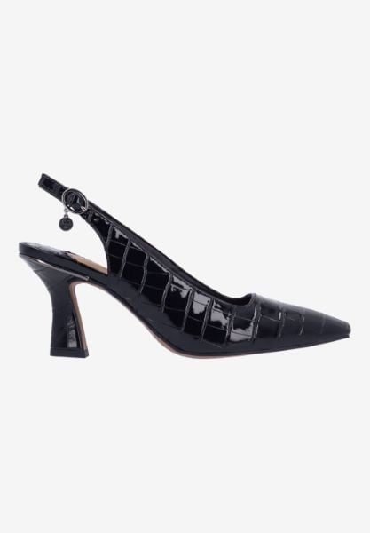 J. Reneé DELAH RPBLK BLACK CROCO EMBOSSED