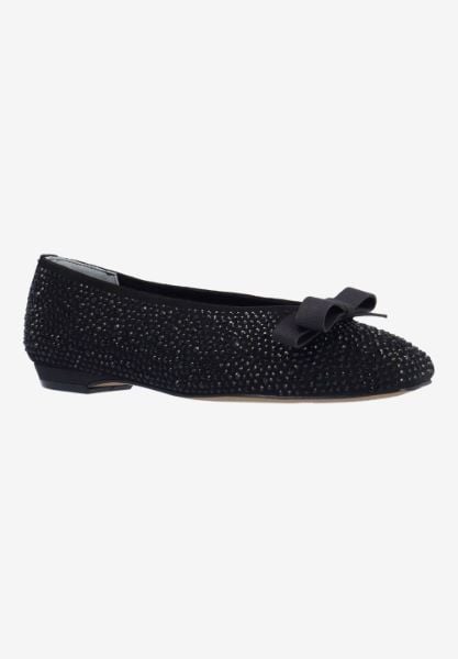 j. reneé FENTAN SUBLK BLACK MICROSUEDE
