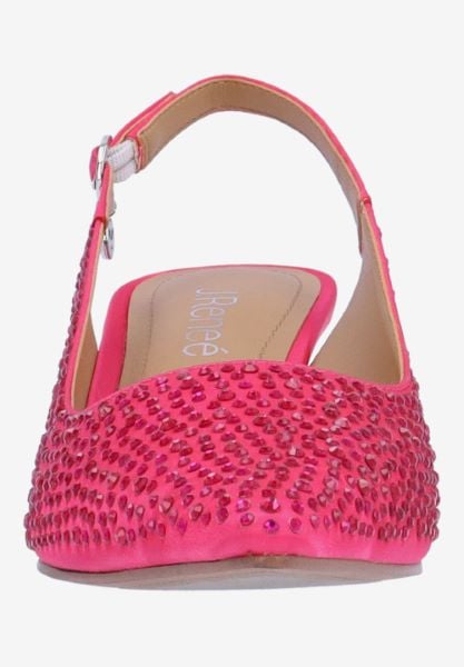 J. Reneé FERRYA SAFUC FUCHSIA SATIN/RHINESTONES
