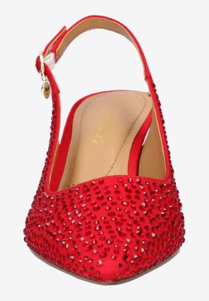 J. Reneé FERRYA SARED RED SATIN/RHINESTONES
