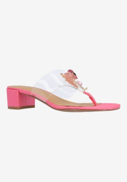 j. reneé FLAMI VICPN CLEAR/PINK SHANTUNG