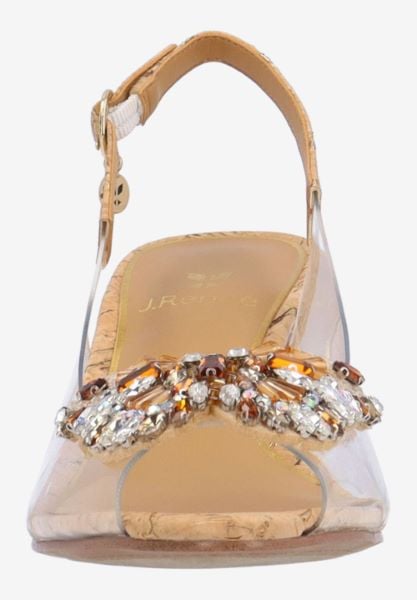 J. Reneé GLORIA VICNG CLEAR/NATURAL/GOLD CORK