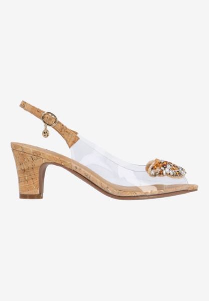 J. Reneé GLORIA VICNG CLEAR/NATURAL/GOLD CORK