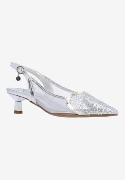 j. reneé GWYN PASIC SILVER/CLEAR SPECCHIO/VINYL