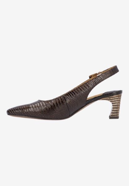 J. Reneé HADYN RPCOG COGNAC LIZARD PRINT