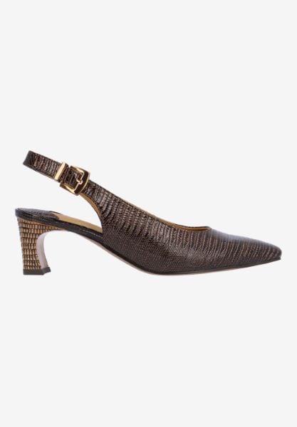 J. Reneé HADYN RPCOG COGNAC LIZARD PRINT
